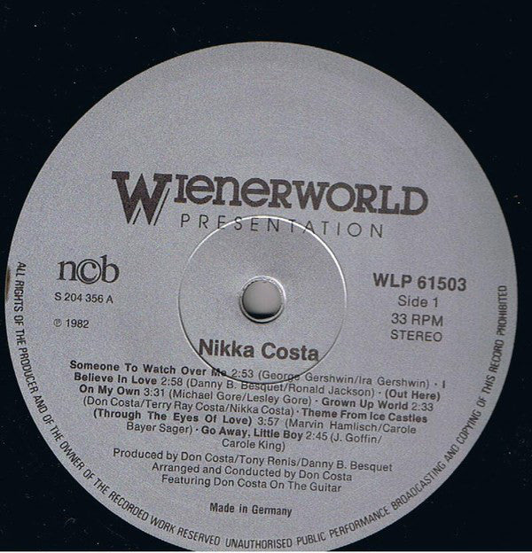 Nikka Costa : Nikka Costa (LP, Album)