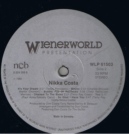 Nikka Costa : Nikka Costa (LP, Album)