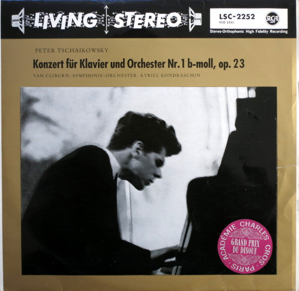Pyotr Ilyich Tchaikovsky, Van Cliburn, RCA Victor Symphony Orchestra, Kiril Kondrashin : Konzert Für Klavier Und Orchester Nr. 1 B-moll, Op. 23 (LP)