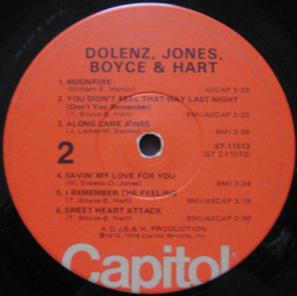 Micky Dolenz, Davy Jones, Boyce & Hart : Dolenz, Jones, Boyce & Hart (LP, Album, Win)