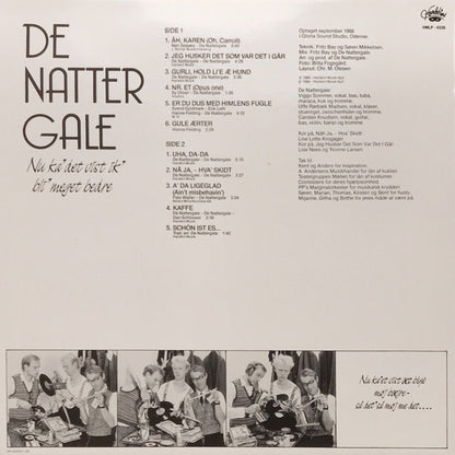 De Nattergale : Nu Ka' Det Vist Ik' Bli' Meget Bedre (LP, Album)