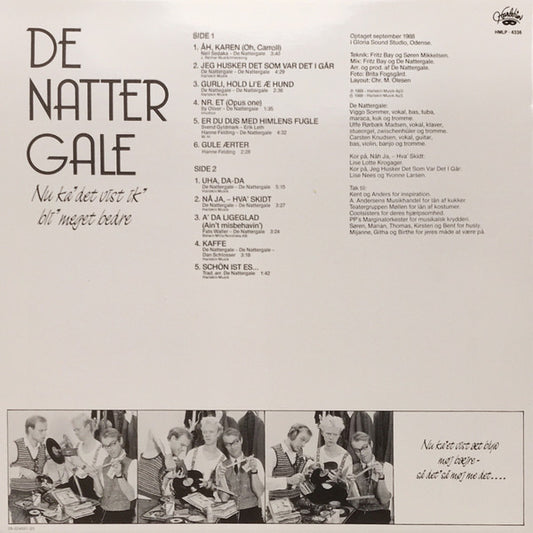De Nattergale : Nu Ka' Det Vist Ik' Bli' Meget Bedre (LP, Album)