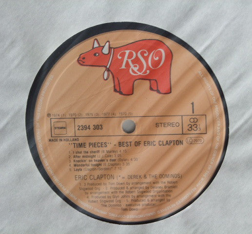 Eric Clapton : Time Pieces - The Best Of Eric Clapton (LP, Comp)