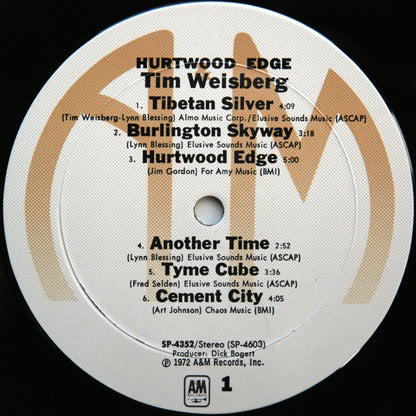 Tim Weisberg : Hurtwood Edge (LP, Album, RP, Mon)