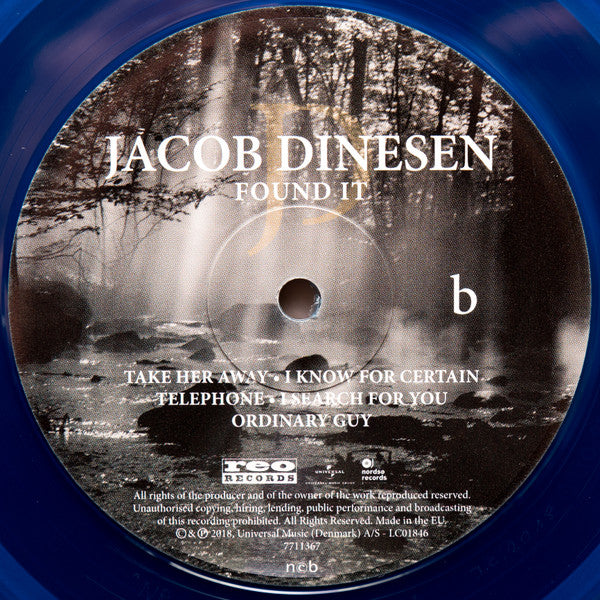 Jacob Dinesen : Found It (LP, Album, Ltd, Num, Blu)