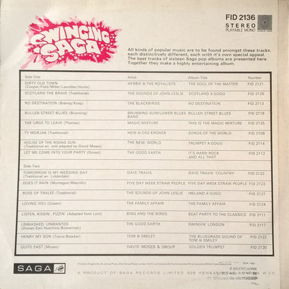 Various : Swinging Saga (LP, Album, Comp)