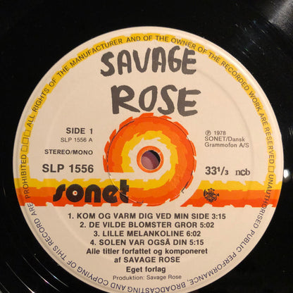 Savage Rose : Solen Var Også Din (LP, Album, Mono)