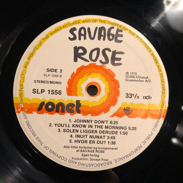 Savage Rose : Solen Var Også Din (LP, Album, Mono)