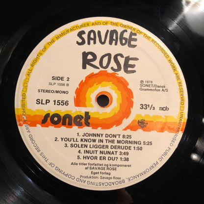 Savage Rose : Solen Var Også Din (LP, Album, Mono)
