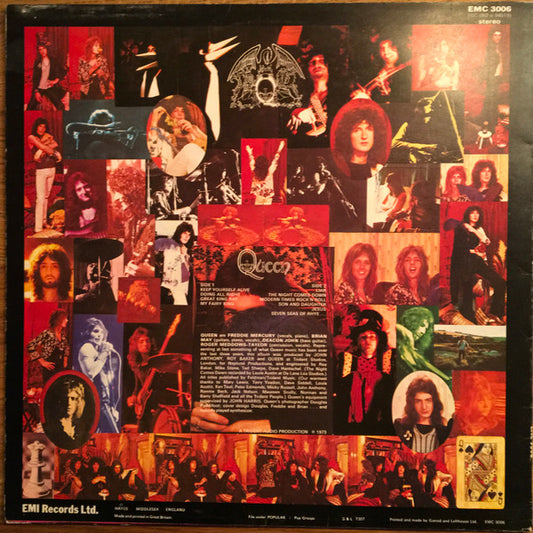Queen : Queen (LP, Album, RE)