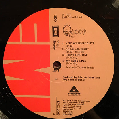 Queen : Queen (LP, Album, RE)