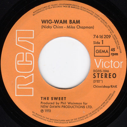 The Sweet : Wig-Wam Bam (7", Single)