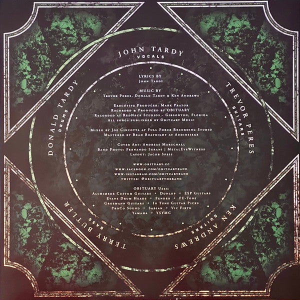 Obituary : Obituary (LP, Album, Ltd, RE, Cle)