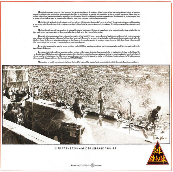 Def Leppard : Hysteria (LP, Album)