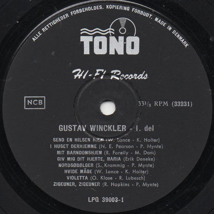 Gustav Winckler : Gustav Winckler Vol. 1 (LP, Comp, RE)