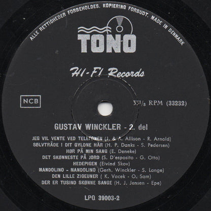 Gustav Winckler : Gustav Winckler Vol. 1 (LP, Comp, RE)