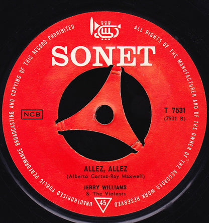 Jerry Williams (3) : Twistin, Patricia /  Allez, Allez (7", Single)