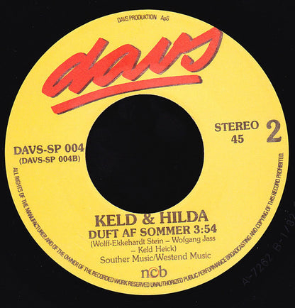 Keld & Hilda : Peter Pan / Duft Af Sommer (7", Single)