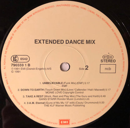 Various : Extended Dance Mix 1 (LP, Comp)