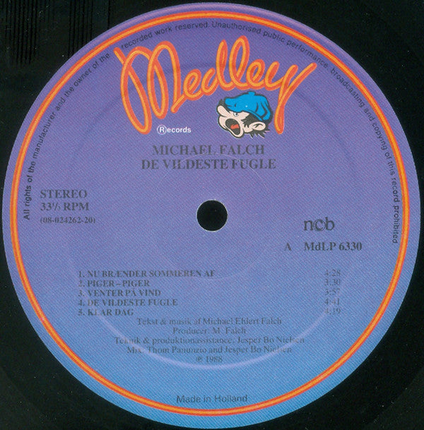 Michael Falch : De Vildeste Fugle (LP, Album)