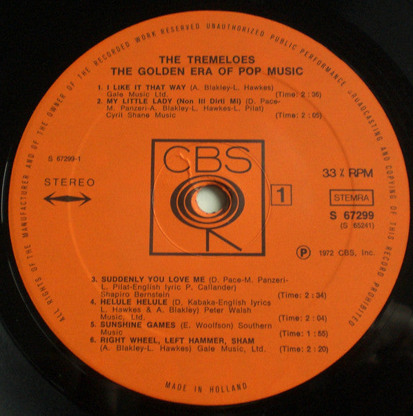 The Tremeloes : The Golden Era Of Pop Music (2xLP, Comp, Gat)