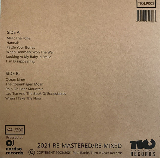 Paul Banks : Bones And Love Bombs (LP, Album, RE)