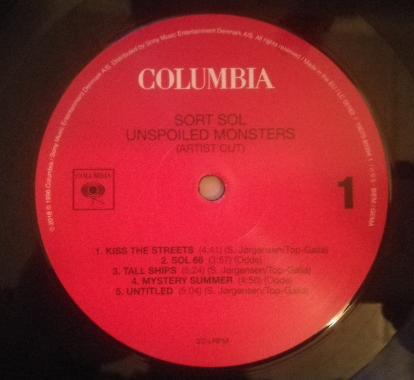 Sort Sol : Unspoiled Monsters - Artist Cut (LP, Album, RE, RM)