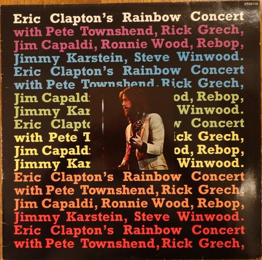 Eric Clapton : Eric Clapton's Rainbow Concert (LP, Album, RE)