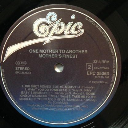 Mother's Finest : One Mother To Another (LP, Album)