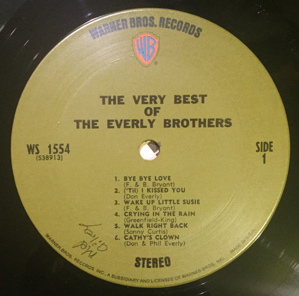 The Everly Brothers* : The Very Best Of The Everly Brothers (LP, Album)