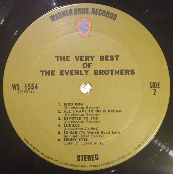 The Everly Brothers* : The Very Best Of The Everly Brothers (LP, Album)