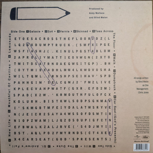 Blind Melon : Soup (LP, Album, RE, 180)