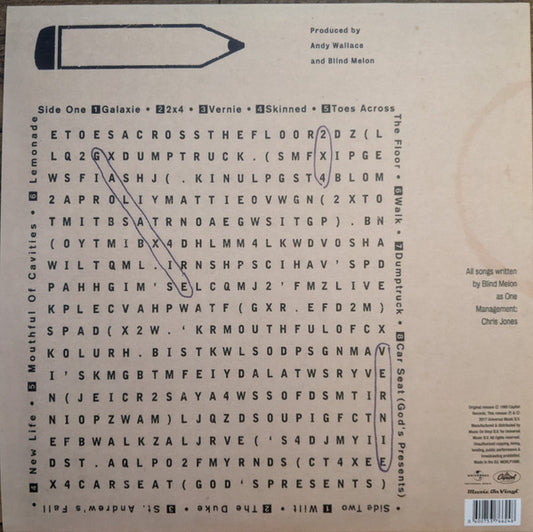 Blind Melon : Soup (LP, Album, RE, 180)