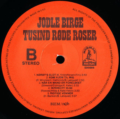 Jodle Birge : Tusind Røde Roser (LP, Album)