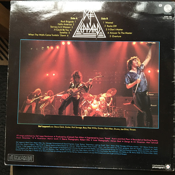 Def Leppard : On Through The Night (LP, Album)
