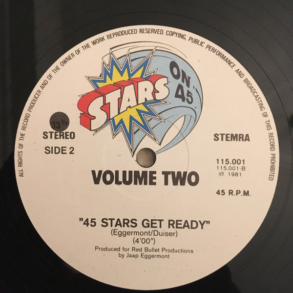 Stars On 45 : Stars On 45 Volume Two (12", Maxi)