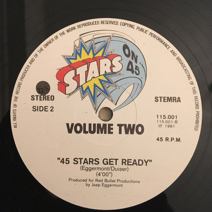 Stars On 45 : Stars On 45 Volume Two (12", Maxi)