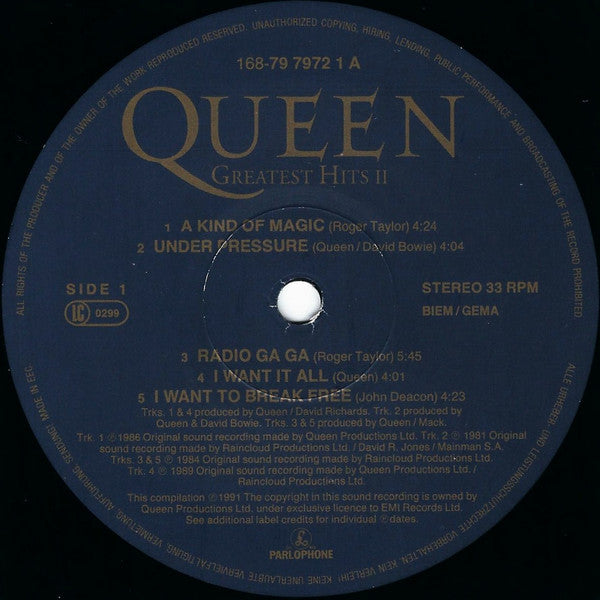 Queen : Greatest Hits II (2xLP, Comp, Gat)