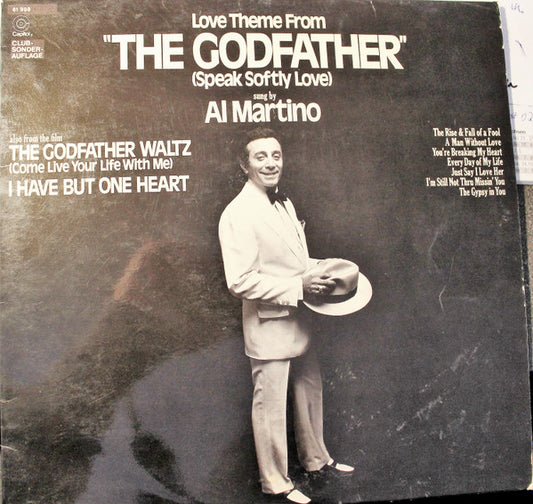 Al Martino : Love Theme From The Godfather (LP, Album, Club)