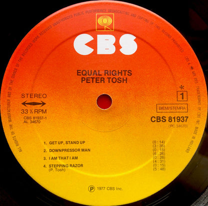 Peter Tosh : Equal Rights (LP, Album)