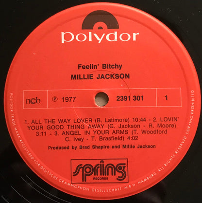 Millie Jackson : Feelin' Bitchy (LP, Album)
