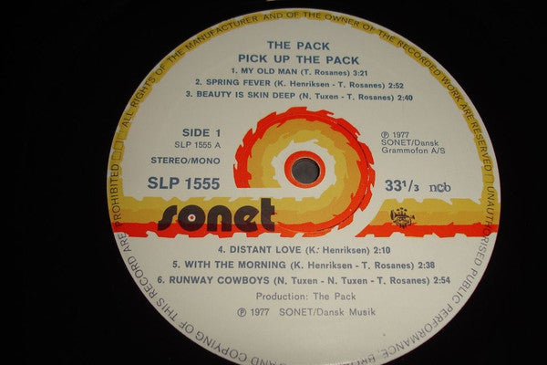 The Pack (14) : Pick Up The Pack (LP, Album, Mono)