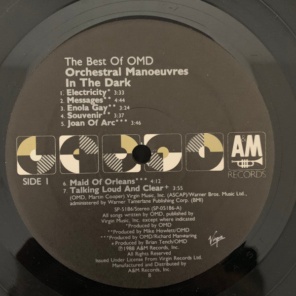 Orchestral Manoeuvres In The Dark : The Best Of OMD (LP, Comp, All)
