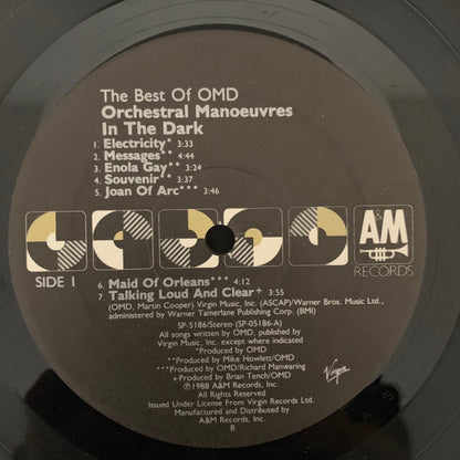 Orchestral Manoeuvres In The Dark : The Best Of OMD (LP, Comp, All)