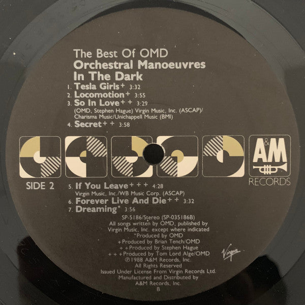 Orchestral Manoeuvres In The Dark : The Best Of OMD (LP, Comp, All)