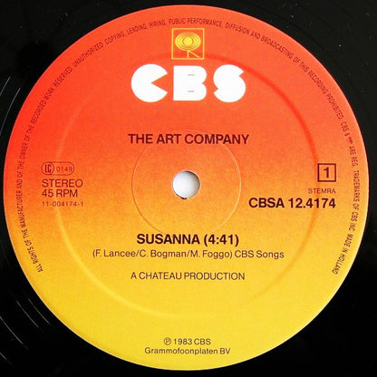 The Art Company : Susanna (Original Version) (12", Maxi)