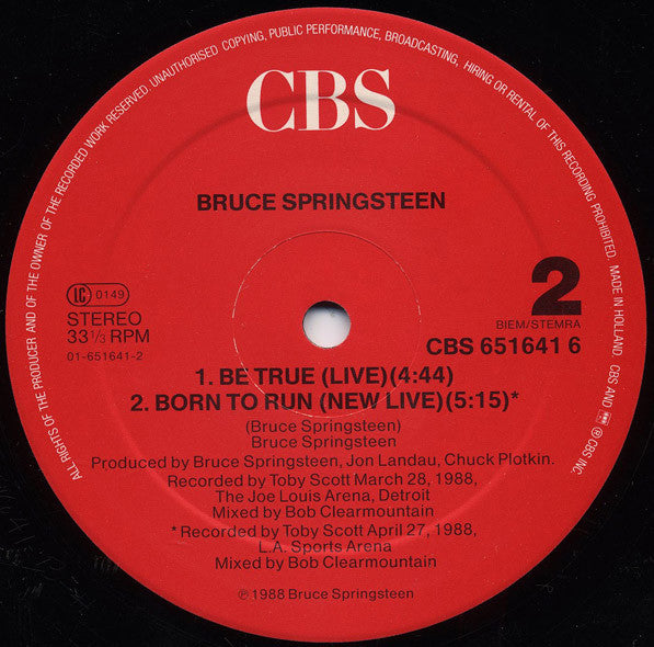 Bruce Springsteen : Tougher Than The Rest (12", Maxi)