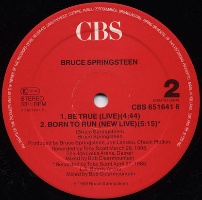 Bruce Springsteen : Tougher Than The Rest (12", Maxi)