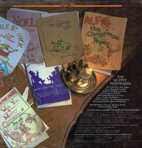 John Denver & The Muppets : A Christmas Together (LP, Album, Mon)