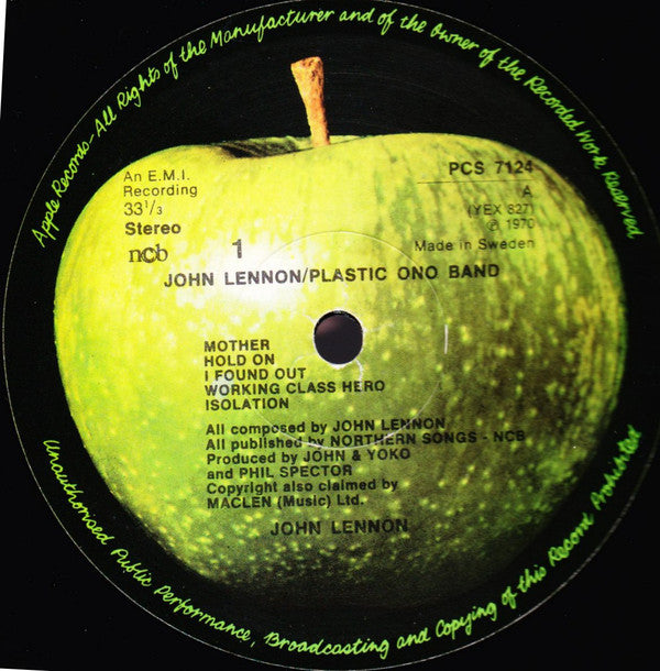 John Lennon / Plastic Ono Band* : John Lennon / Plastic Ono Band (LP, Album, RE)